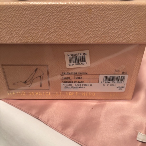 Prada Patent Saffiano leather pumps (calf skin) - Picture 4 of 5